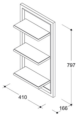 Полка Caprigo Джардин ONTANO