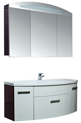 Тумба с раковиной Aquanet Тренто 120 венге