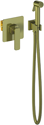 Смеситель встроенный с гигиеническим душем Timo Torne 4389/02SM антик