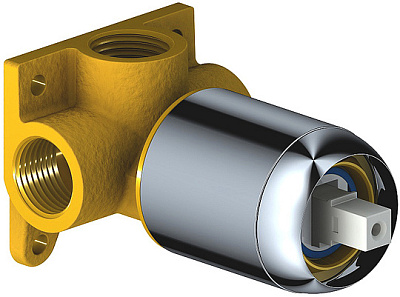 Смеситель встроенный с гигиеническим душем Timo Torne 4389/02SM антик