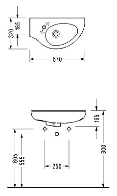 Раковина Serel Friendly 6742