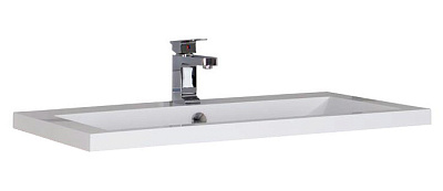 Тумба с раковиной Aquanet Нота 90 белая