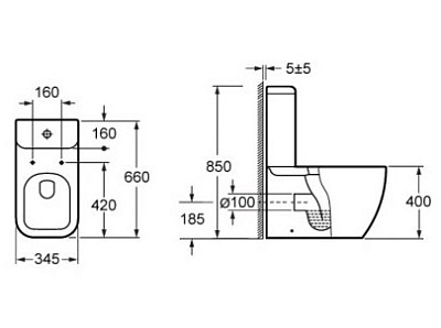 Унитаз-компакт BelBagno Alpina