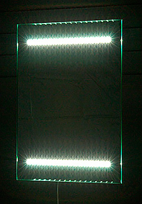 Зеркало Aquanet LED-04 50x70