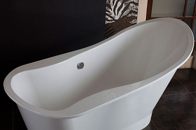 Ванна из литьевого мрамора Romance Collection Leeds 165x77 R