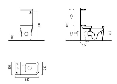 Бачок для унитаза GSI Traccia 698111