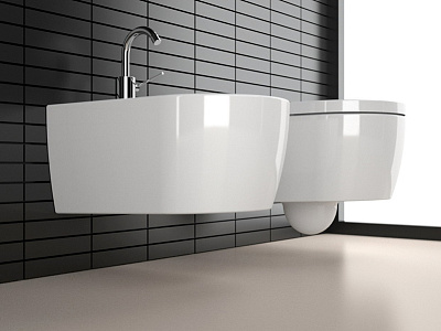 Биде подвесное Hatria Fusion