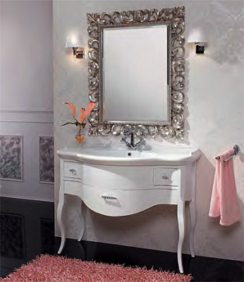 Тумба с раковиной Cezares Lady bianco perla frassinato