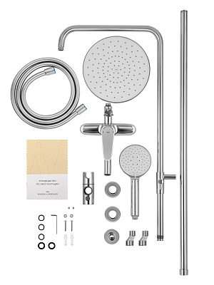 Душевая система WONZON & WOGHAND, Хром WW-B2168-A-CR