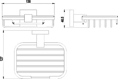Мыльница Timo Selene 10025/00 хром