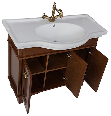 Тумба с раковиной Aquanet Николь 100