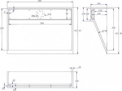 Раковина Kolpa San Gradient 58