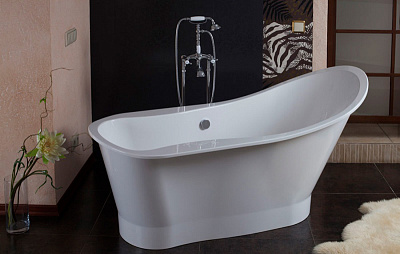 Ванна из литьевого мрамора Romance Collection Leeds 165x77 R