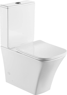 Чаша для унитаза-компакт BelBagno Marmi BB052CPR