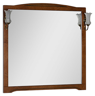 Зеркало Aquanet Луис 110 NEW темный орех