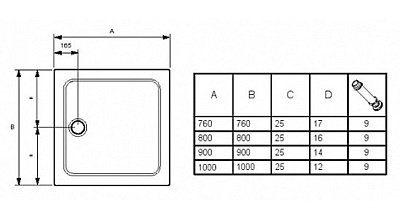 Поддон для душа Jacob Delafon FLIGHT E62442