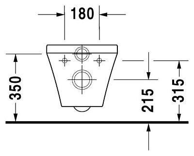 Унитаз подвесной Duravit DuraStyle 2536090000