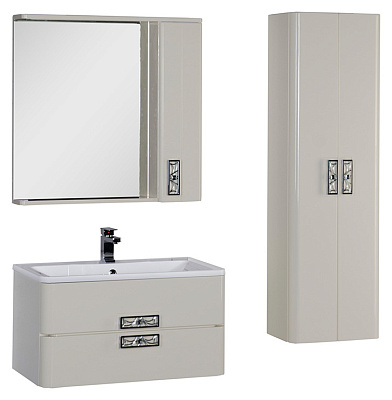 Мебель для ванной Aquanet Паллада 90 слоновая кость