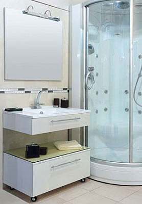 Тумба De Aqua Квадро 90 подкатная