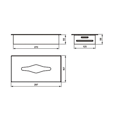 Диспенсер для рулонной бумаги и бумажных полотенец Ideal Standard Iom A9133MY