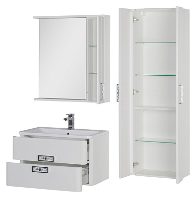 Шкаф-пенал Aquanet Паллада 50 белый