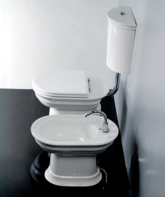 Биде напольное Hatria Dolcevita одно отверстие