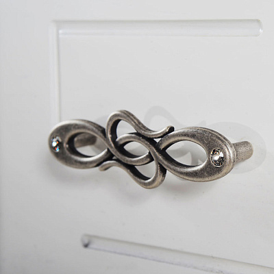 Тумба с раковиной ASB-Mebel Римини 80 белая патина серебро