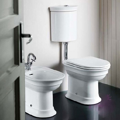 Биде напольное Hatria Dolcevita одно отверстие