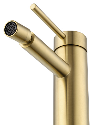 Смеситель для биде WONZON & WOGHAND STICK, Брашированное золото WW-88339017-BG