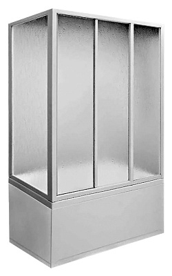 Шторка на ванну Bas Бриз Верона Ибица (3 ств. пластик)