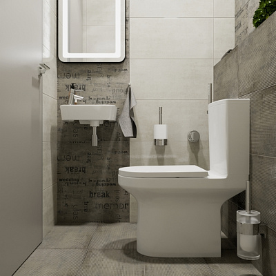 Напольный унитаз Lavinia Boho Grance Hill Rimless 3307002R