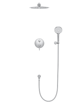 Душевая система встраиваемая WONZON & WOGHAND STICK, Хром WW-88939017-CR