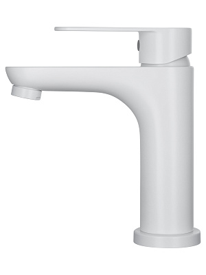 Смеситель для раковины WONZON & WOGHAND ALFA, Белый матовый WW-A40202-MW