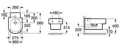 Биде подвесное Roca Happening 357565000