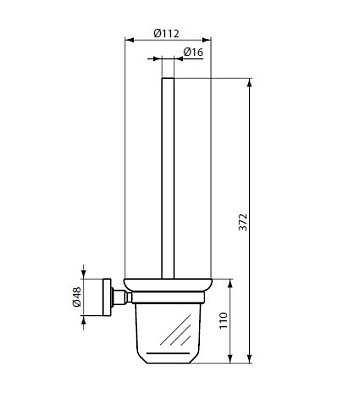 Ершик подвесной Ideal Standard IOM A9119AA