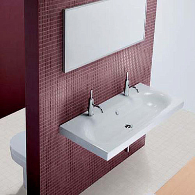 Раковина Hatria Daytime (110 см) два отверстия