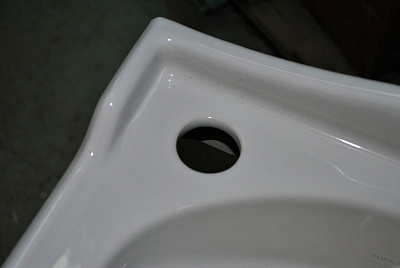 Рукомойник Simas Arcade AR035 отверстие для смесителя слева