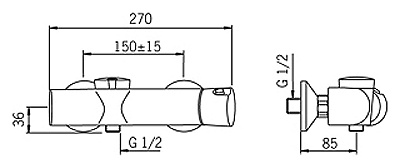 Термостат Oras Eterna 6370U для душа