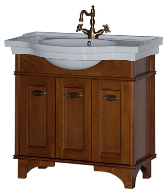 Тумба с раковиной Aquanet Николь 90