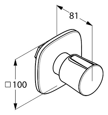 Вентиль Kludi Ambienta 538150575 для душа
