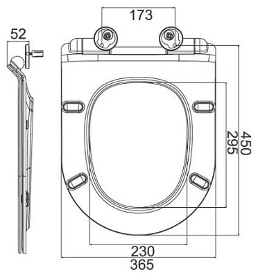 Крышка-сиденье BelBagno Ancona BB2011SC с микролифтом