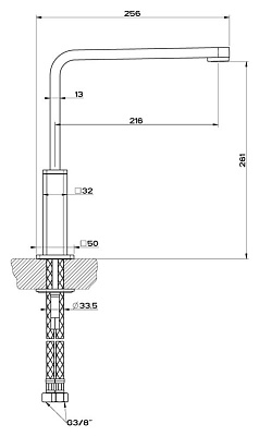 Смеситель Reginox Nova K785K для кухонной мойки