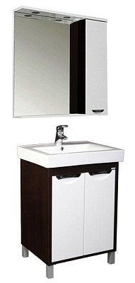 Зеркало-шкаф Aquanet Гретта 60 венге