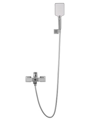 Смеситель для ванны с душем WONZON & WOGHAND FLEX, Брашированный никель WW-88037072-BN