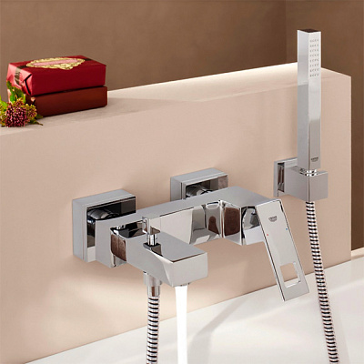 Смеситель Grohe Eurocube 23141000 для ванны с душем