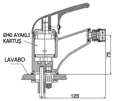 Смеситель GPD Flamengo MBD10 для биде