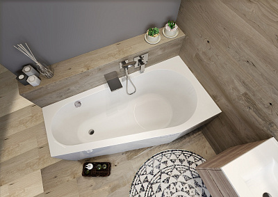 Акриловая ванна RIHO Delta Plug & Play L 150