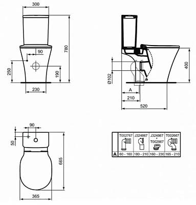 Бачок для унитаза Ideal Standard Connect Air E073401