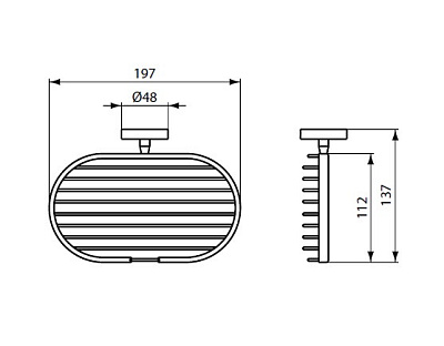 Мыльница Ideal Standard IOM A9112AA