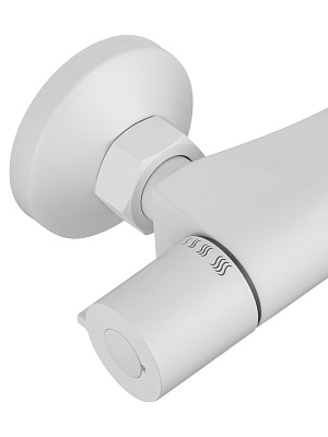 Смеситель для душа с термостатом WONZON & WOGHAND INN 5, Белый матовый WW-B1005-A-MW